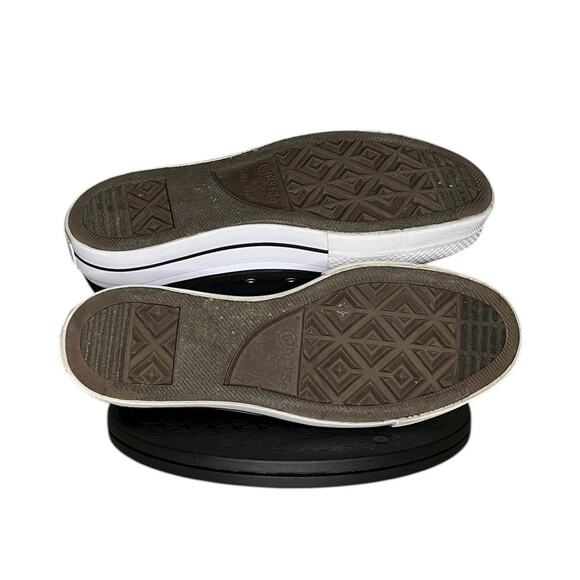 Womens Converse All Star Lift Platform Classic Sneakers Size 9 Black White - Picture 5 of 6